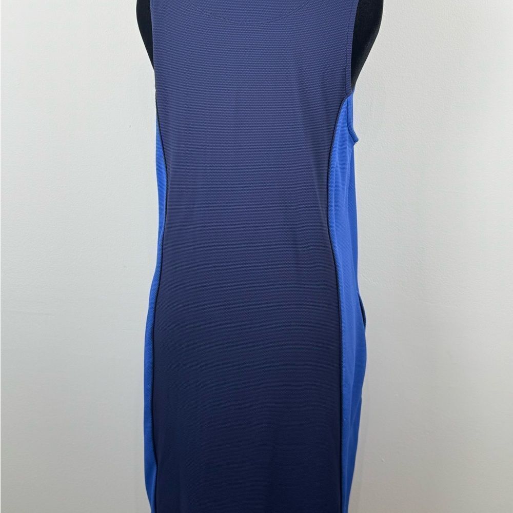 Tommy Bahama Island Cays Colorblock Dress Women’s Medium Two Color Blue - Picture 3 of 12